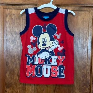 Boys Mickey Mouse sleeveless shirt